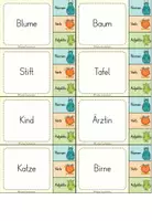 Vorschau - Spiele - Wortarten - Klammerkarten I Festigung mit den Wortartenmonstern - Seite 3