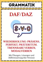 Vorschau - Arbeitsblätter - Wachsendes Materialpaket: Domino im DaF-/DaZ-Unterricht - Seite 1
