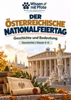 Vorschau - Arbeitsblätter - Österreichischer Nationalfeiertag einfach erklärt - Deckblatt