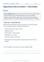 Náhled - Algoritmus krok za krokem – informatika (5. tř.) - boční 2