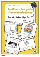 Vorschau - Stundenentwürfe - Mega-Materialpaket: Katholische Religion in Klasse 1/2 – Komplettes Schuljahr - Seite 1