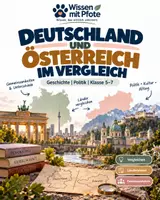 Vorschau - Arbeitsblätter - Deutschland & Österreich im Vergleich - Deckblatt