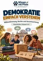 Vorschau - Arbeitsblätter - Demokratie, Freiheit & Mitbestimmung - Deckblatt