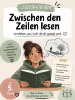 Vorschau - Stundenentwürfe - Lesekompetenz 5/6 – Zwischen den Zeilen lesen: Schlüsse ziehen - Deckblatt