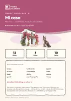 Vorschau - Arbeitsblätter - Spanisch A1: Mi casa (Mein Haus) - Seite 1