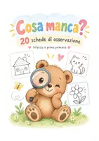 anteprima - Esercizi - Cosa manca | Infanzia e Prima Primaria - Pagina di copertina