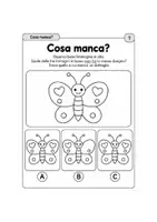 anteprima - Esercizi - Cosa manca | Infanzia e Prima Primaria - Pagina 1