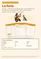 Vorschau - Arbeitsblätter - Spanisch A1: La feria (Das Fest) - Deckblatt