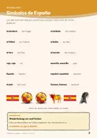 Vorschau - Arbeitsblätter - Spanisch A1: Símbolos de España (Symbole Spaniens) - Seite 2