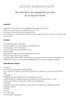 Aperçu - Apprentissages en autonomie - sciences-squelette-jeu-cycle 4-CM2 - Page 1