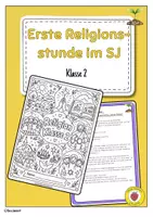Vorschau - Stundenentwürfe - Erste Religionsstunde im Schuljahr Klasse 2 - Deckblatt