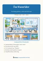 Vorschau - Arbeitsblätter - Das Wasserlabor – Lesespurgeschichte mit Rätselaufgaben (Klasse 5) - Seite 1