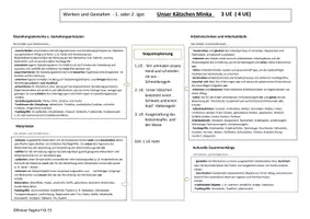 Vorschau - Stundenentwürfe - Papierarbeit- Schneideübung - Unser Kätzchen Minka - Seite 1