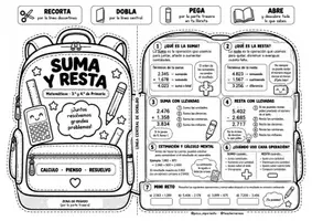 Vista previa - Hojas de trabajo - FLAPBOOK ESENCIAL LENGUA Y MATEMATICAS - página 2