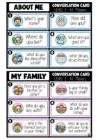 Vista previa - Unidades / Secuencias / Situaciones de Aprendizaje - A1 Movers (Conversation Cards & Questions) - página 1