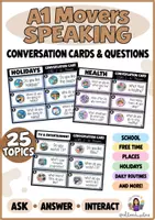 Προεπισκόπηση - Πειράματα - A1 Movers (Conversation Cards & Questions) - Εξώφυλλο