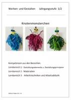 Vorschau - Stundenentwürfe - Knoten lernen - Knotenmonsterchen - Deckblatt