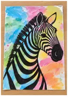 Vorschau - Mal- und Bastelvorlagen - Kunst Grundschule | Collage Gestalten mit Wasserfarben | Folien-Tiere – Tiere mit Folie | Klasse 2–4 - Seite 2