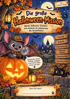 Vorschau - Arbeitsblätter - Halloween - Die große Detektivprüfung 3./4. Klasse - Deckblatt