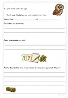 Vorschau - Arbeitsblätter - Waldtiere entdecken Freebie mit Tierkarten und Forscheraufträgen - Seite 3