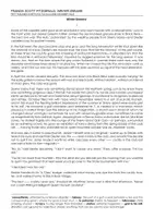 Vorschau - Stundenentwürfe - Short stories: F.S. Fitzgerald, "Winter Dreams" — Advanced analysis (B2) - Seite 1