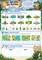 Vorschau - Arbeitsblätter - Auf einer Expedition – Karten lesen & Himmelsrichtungen verstehen 3./4. Klasse - Seite 2