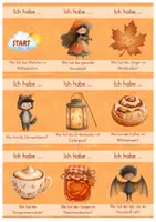 Vorschau - Spiele - Lesespiel (Ich habe wer hat) - Herbst (Klasse 3/4) - Seite 1