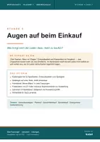 Vorschau - Stundenentwürfe - Verkaufsstrategien Supermarkt – Kartenspiel, Arbeitsblatt und Präsentation, differenziert - Deckblatt
