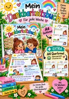 Vorschau - Arbeitsblätter - 🌈 MEGA Dankbarkeitsbundle 💖 - Seite 1