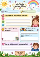 Vorschau - Arbeitsblätter - 🌈 Mein Dankbarkeitsbuch – Kleine Dinge. Großes Glück! 💗 - Seite 3