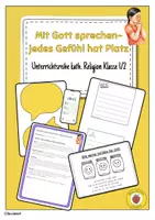 Vorschau - Stundenentwürfe - Sequenz Religion Klasse 1 und 2 - Beten - Deckblatt