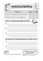 Vorschau - Arbeitsblätter - Methodentraining Mappenführung - Seite 1