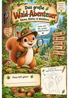 Vorschau - Stundenentwürfe - Mit Puschel im Wald - Bäume, Blätter, Waldtiere - Deckblatt