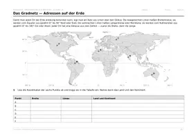 Vorschau - Unterrichtsreihen - Orientierung auf der Erde – Klasse 5/6 - Deckblatt