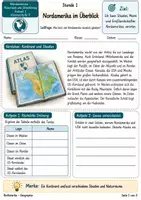 Vorschau - Stundenentwürfe - Nordamerika - Naturraum und Orientierung | Geographie Klasse 9 | Komplettpaket: 5 Stunden und Lernkontrolle - Seite 2