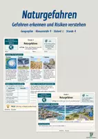 Vorschau - Stundenentwürfe - Naturgefahren | Geographie Klasse 9 | Arbeitsblätter mit Lösungen - Deckblatt