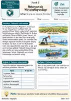 Vorschau - Stundenentwürfe - Naturraum als Wirtschaftsgrundlage | Geographie Klasse 9 | Arbeitsblätter mit Lösungen - Seite 2