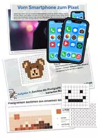 Vorschau - Poster - (13) Vom Smartphone zum Pixel (Pixelgrafiken) - Deckblatt