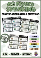 Προεπισκόπηση - Διαδραστικό υλικό - A2 Flyers (Conversation Cards & Questions) - Εξώφυλλο