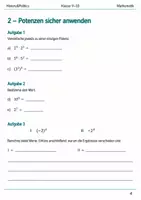 Vorschau - Arbeitsblätter - Reelle Zahlen Basisscreening Klasse 9–10 - Seite 3