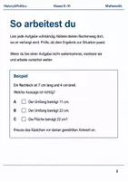 Vorschau - Arbeitsblätter - Satz des Pythagoras Basisscreening Klasse 9–10 - Seite 1