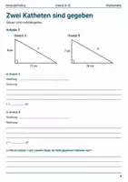 Vorschau - Arbeitsblätter - Satz des Pythagoras Basisscreening Klasse 9–10 - Seite 3