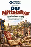 Vorschau - Arbeitsblätter - Das Mittelalter einfach erklärt – Gesellschaft, Stadt & Land | Geschichte Klasse 7–8 - Deckblatt