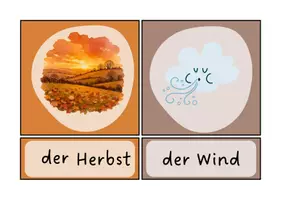Vorschau - Arbeitsblätter - Der Herbst ist da | Stimmbildungsgeschichte | Bildkarten - Seite 2