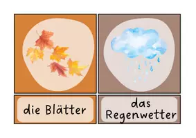 Vorschau - Arbeitsblätter - Der Herbst ist da | Stimmbildungsgeschichte | Bildkarten - Seite 3
