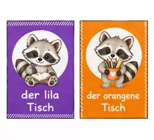 Vorschau - Anderer Materialtyp - Waschbärklasse - Morgenkreis / Moderationskarten - Seite 1