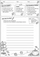 Vorschau - Arbeitsblätter - Gedichte im Herbst – AB zum kreativen Schreiben - Deckblatt