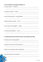 Vorschau - Arbeitsblätter - Die Zeitformen im Deutschen - Übungen (+Lösung) - Seite 2