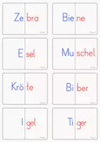 Vorschau - Unterrichtsreihen - Silben lesen Klasse 1 | Offene Silben lesen & Wörter zusammensetzen | Selbstkontrolle | Silbenkärtchen - Seite 3