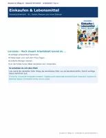 Vorschau - Unterrichtsreihen - Einkaufen & Lebensmittel | Deutsch–Ukrainisch A1 - Seite 1